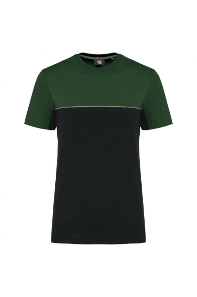  Unisex eco-friendly dvobojna majica kratkih rukava - Designed To Work