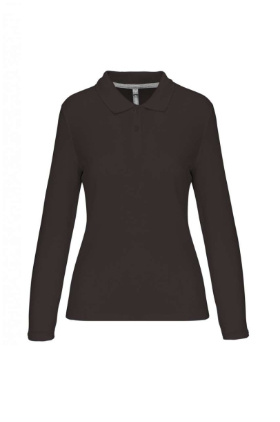  LADIES' LONG-SLEEVED POLO SHIRT - Designed To Work