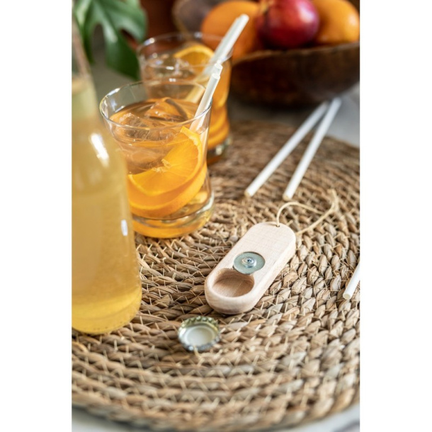 Wooden bottle opener