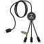 SCX.design C36 3u1 RPET produženi kabel za punjenje s osvjetljenim logom - SCX.design