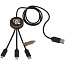 SCX.design C36 3u1 RPET produženi kabel za punjenje s osvjetljenim logom - SCX.design
