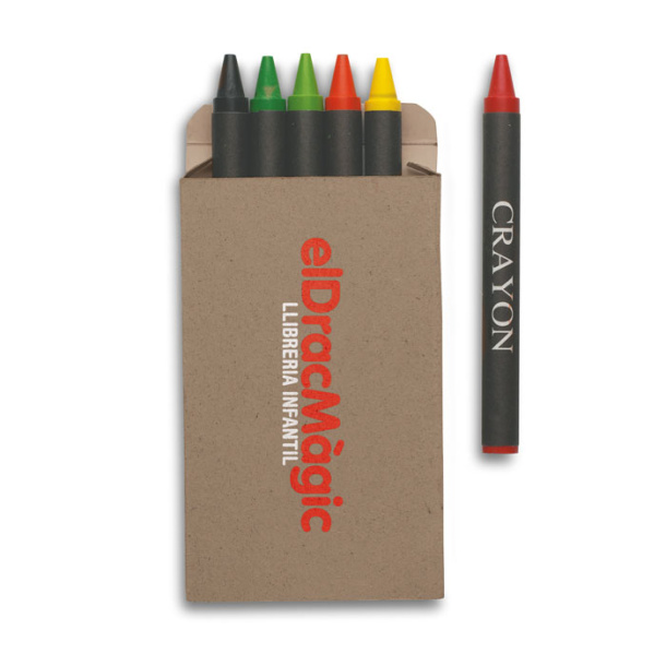 BRABO Carton of 6 wax crayons
