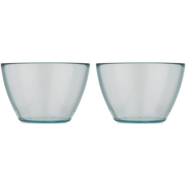 Cuenc 2-piece recycled glass bowl set - Authentic