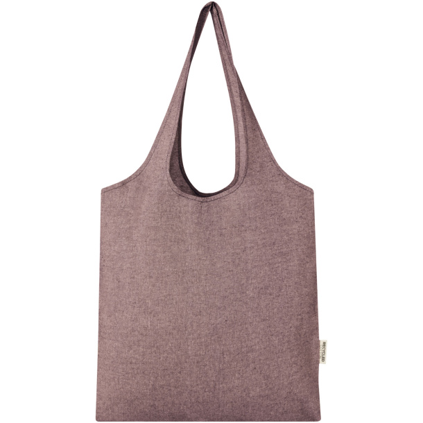 Pheebs 150 g/m² recycled cotton trendy tote bag 7L - Unbranded