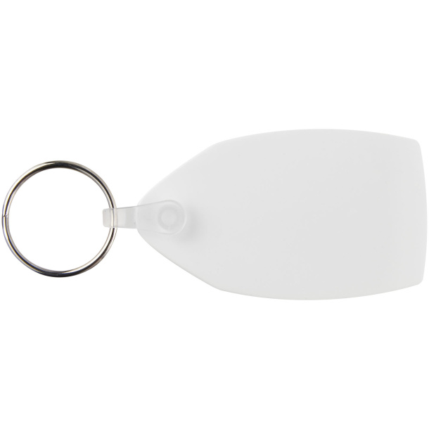 Tait rectangular-shaped recycled keychain - PF Manufactured