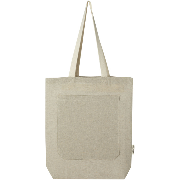 Pheebs 9L torba od recikliranog pamuka s prednjim džepom 150 g/m² - Unbranded