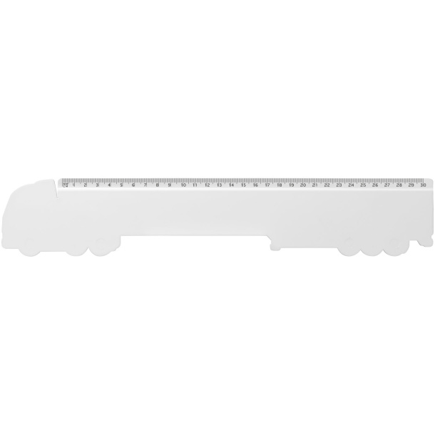 Tait 30cm lorry-shaped recycled plastic ruler - Unbranded