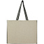 Pheebs 18L torba od recikliranog pamuka s umetkom i kontrastnim stranama 190 g/m²