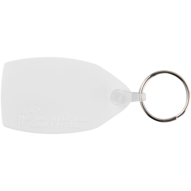 Tait rectangular-shaped recycled keychain - PF Manufactured