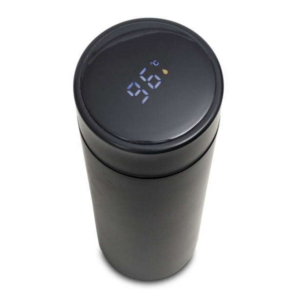 ANCONA vacuum flask with thermometer