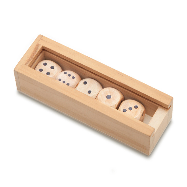 ROLL set of playing cubes