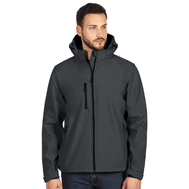 PROTECT MEN softshell hooded jacket - EXPLODE