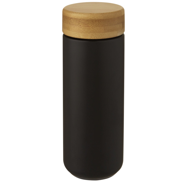 Lumi Keramička šalica s poklopcem od bambusa, 300 ml - Unbranded