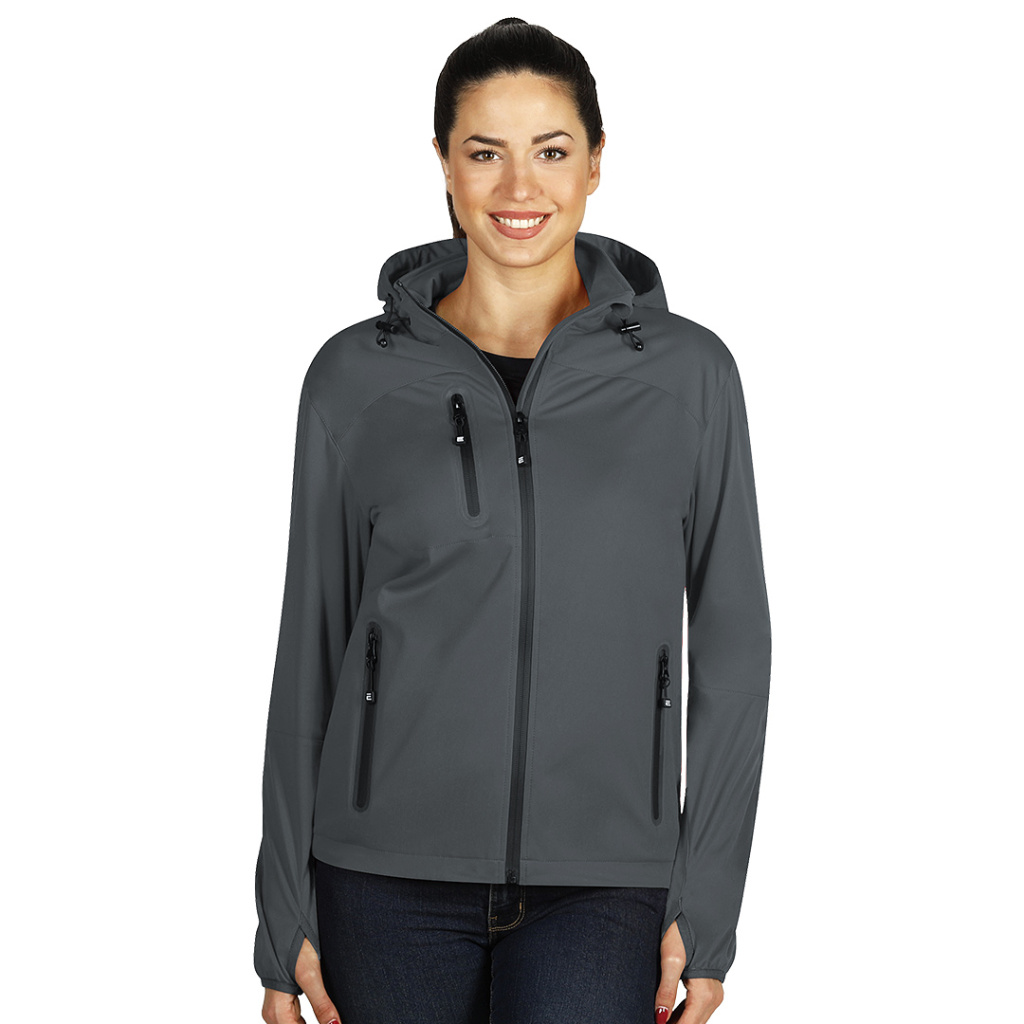 Columbia smooth spiral ii hooded softshell top