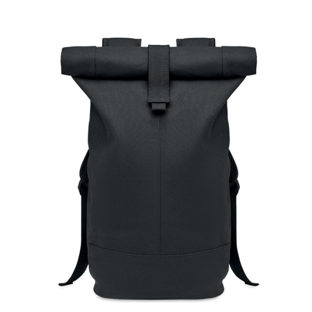 ZURICH ROLL Rolltop washed canvas backpack