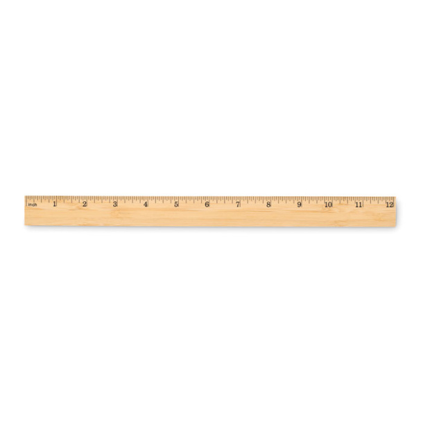 BARIS Ruler in bamboo 30 cm