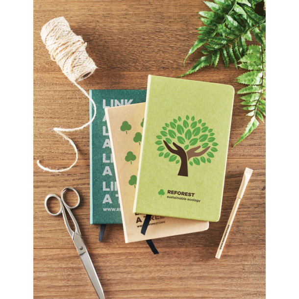 GROW A5 recycled page notebook