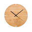 ESFERE Round shape bamboo wall clock