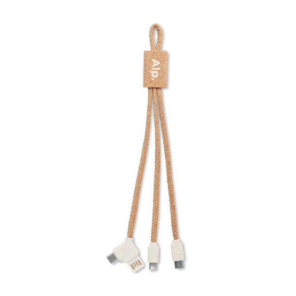CABIE 3 in 1 charging cable in cork