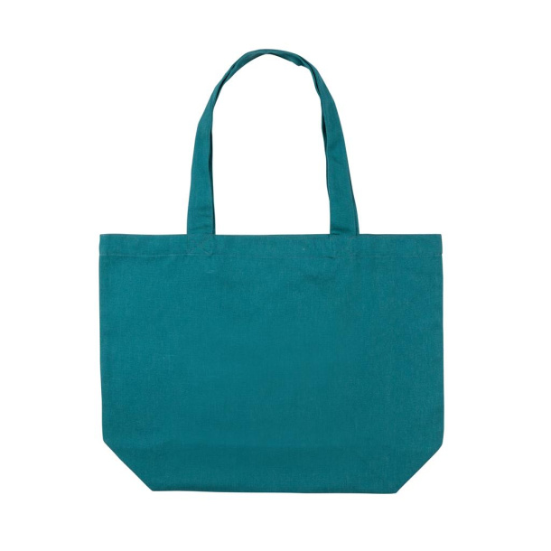  Impact AWARE™ recycled canvas shopper w/pocket 240 gsm