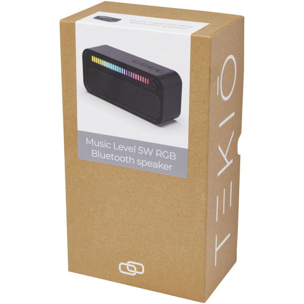 Music Level 5W RGB mood light Bluetooth® speaker - Tekiō®