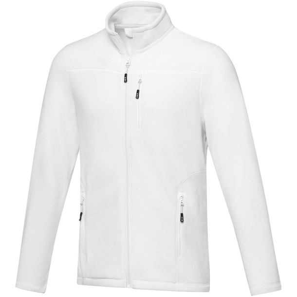 Amber men's GRS recycled full zip fleece jacket - Elevate NXT