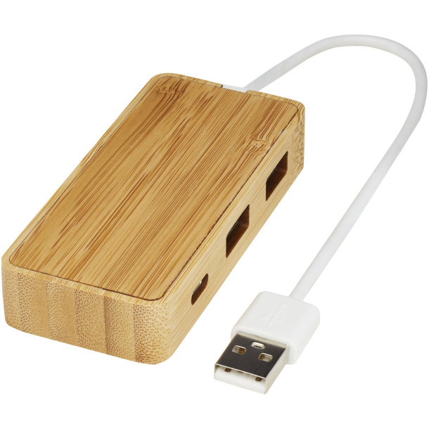 Tapas bamboo USB hub - Unbranded