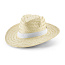 EDWARD POLI Natural straw hat