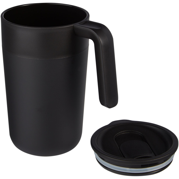 Nordia 400 ml double-wall recycled mug - Unbranded