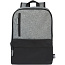 Reclaim 15" GRS recycled two-tone laptop backpack 14L - Bullet