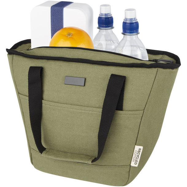 Joey 9-can GRS recycled canvas lunch cooler bag 6L - Unbranded