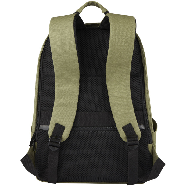 Joey 15.6" GRS recycled canvas anti-theft laptop backpack 18L - Unbranded