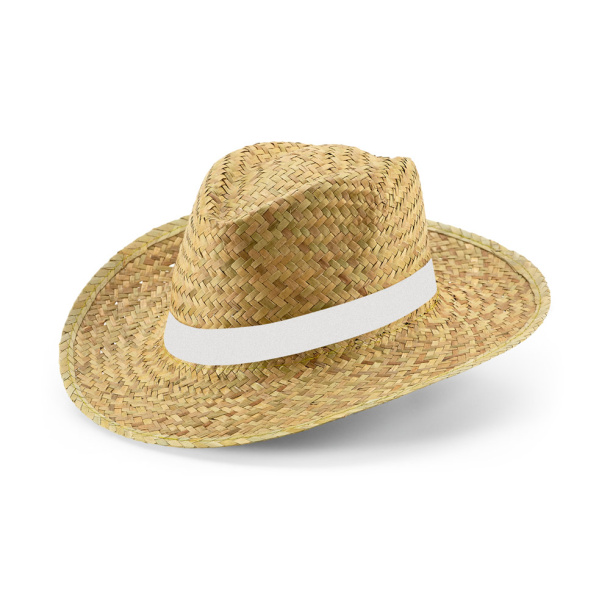 JEAN RIB Natural straw hat