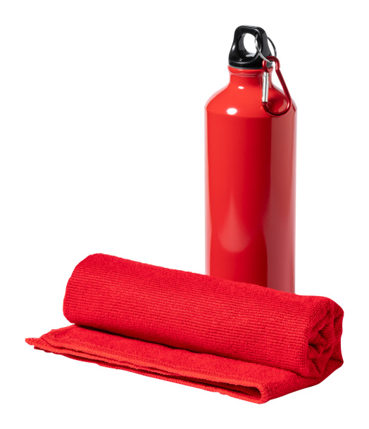 Cloister sport bottle and towel set
