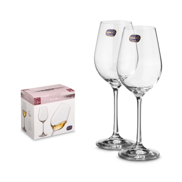 11075 Set of 6 wine glasses