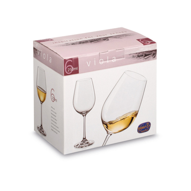 11075 Set of 6 wine glasses