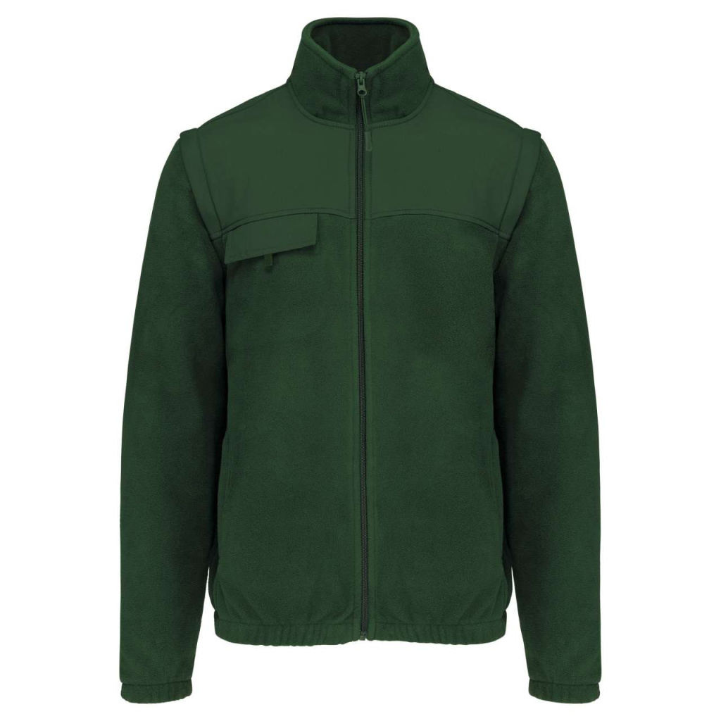 Fleece jacket with removable sleeves online