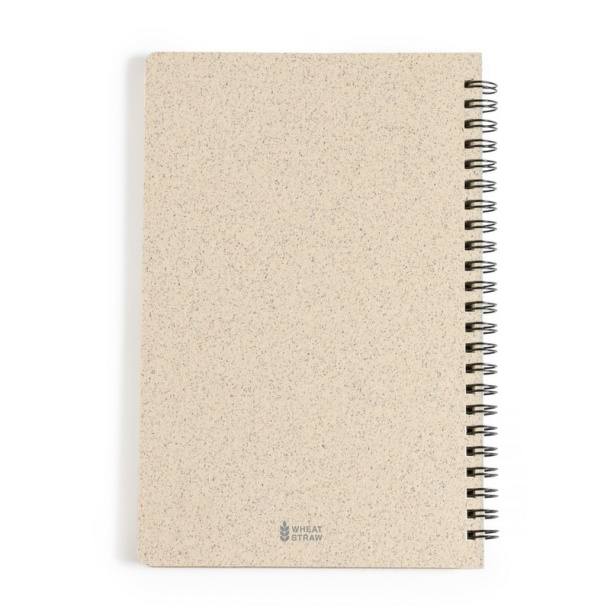  Wheat straw notebook approx. A5