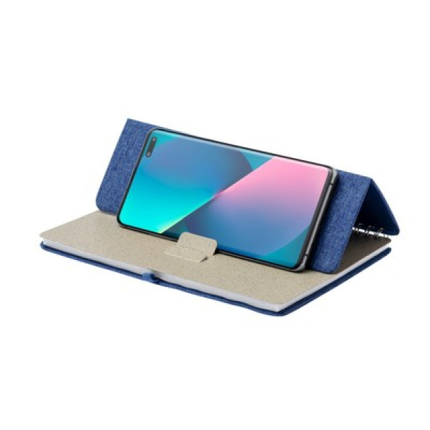  RPET notebook approx. A5, phone stand, tablet stand