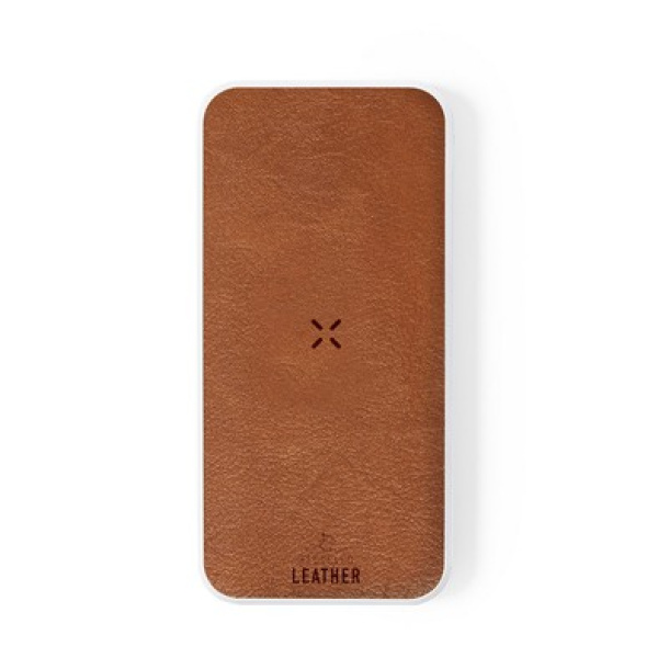  RABS wireless power bank 8000 mAh, wireless charger 10W, recycled leather detail