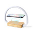  Desk lamp, bamboo wireless charger 10W