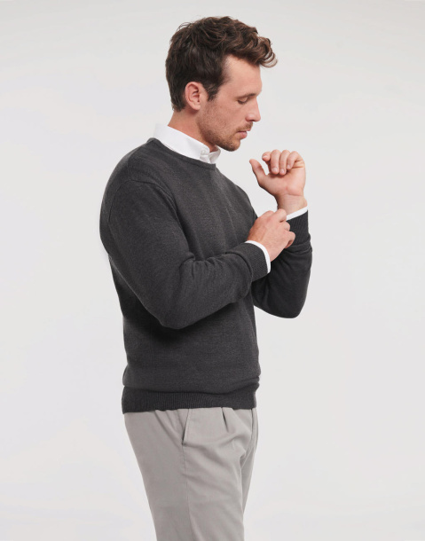  Muški pleteni pulover s okruglim izrezom - Russell 