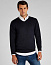  Classic Fit džemper s V izrezom - Kustom Kit