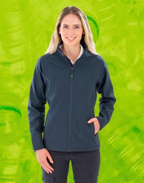  Ženska jakna od recikliranog dvoslojnog softshella - Result Genuine Recycled