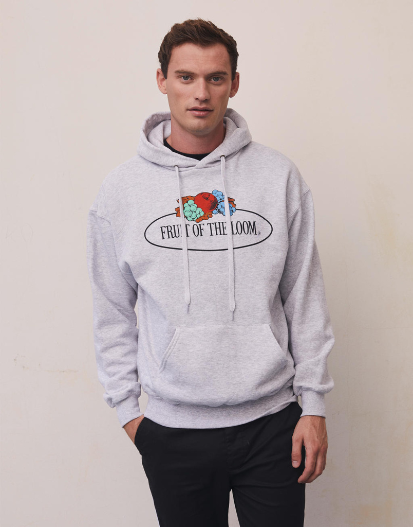 Fruit of the loom logo sweatshirt top