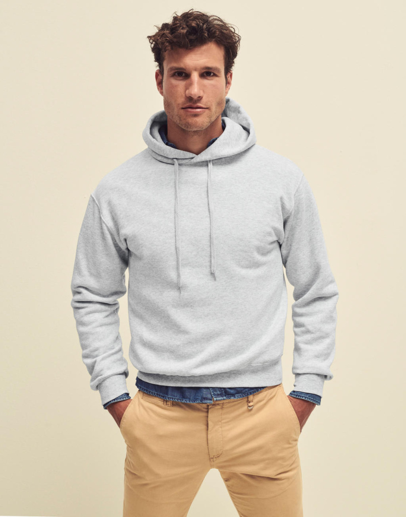 Classic hooded sweat fruit of the loom clearance