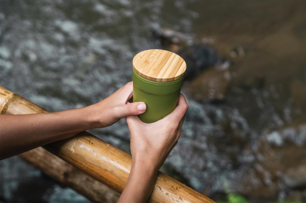  Šalica od GRS RPP-a s FSC® poklopcem od bambusa