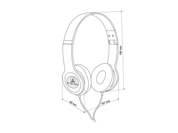 DEEJAY Foldable headphones - PIXO