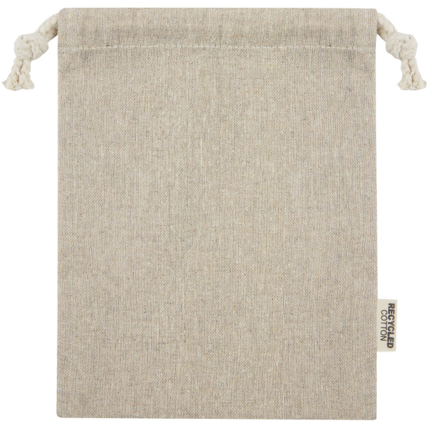 Pheebs 150 g/m² GRS recycled cotton gift bag small 0.5L - Unbranded