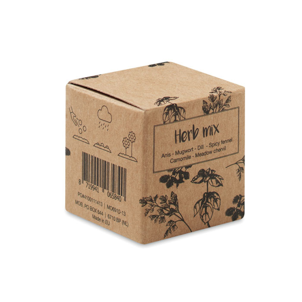 BOMBI III Herb seed bomb in carton box MO6910 13 Promoshop